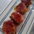 ktechichi's cooksnap of when they made お弁当に♪豚こま団子のオイスター炒め.