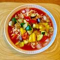 opyonsan's cooksnap of when they made 夏野菜で！冷やしトマトラーメン.