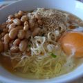 myukitty's cooksnap of when they made インスタントラーメン納豆とともに。.