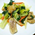 あ～ちゃんさ～ちゃん's cooksnap of when they made 爽やか☆チンゲン菜と鶏のマヨポン炒め.