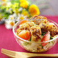 ramuneᐝiRo's cooksnap of when they made 余った唐揚げで♪夏らしいサラダ♡.