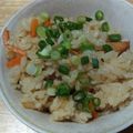 生麦生米生卵's cooksnap of when they made やきとり缶で具だくさん彩り炊き込みご飯.