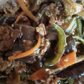 笑顔のまんま's cooksnap of when they made 牛肉となすとピーマンのみそ炒め.