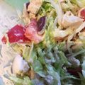 けーちゃんそーちゃん's cooksnap of when they made 鶏ささみキャベツたこトマトのサラダ.