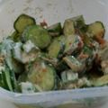 へるしあ's cooksnap of when they made オクラと胡瓜のマヨポンおかか和え.
