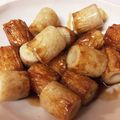 ぽちょみ's cooksnap of when they made 黄金比！冷凍オッケー照り焼きちくわ.
