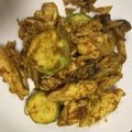 クックRJG0L2☆'s cooksnap of when they made ズッキーニとささみの塩麹カレー炒め.