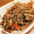 syunsan2's cooksnap of when they made 肉きんぴらごぼう.