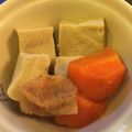 ケクケク's cooksnap of when they made 高野豆腐と車麩と菜の花の含め煮.