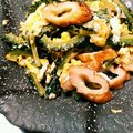 393toomoti's cooksnap of when they made 簡単ゴーヤと竹輪の卵炒め.