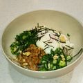 ゆっきー食堂's cooksnap of when they made オクラめかぶ納豆とろろそば.