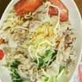 しおりんごりらっきょ's cooksnap of when they made とまらない！豚しゃぶサラダうどん☆.
