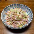 クックLW6IW6☆'s cooksnap of when they made キャベツとハムの梅マヨサラダ.