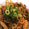 ドレみそら's cooksnap of when they made ✿牛肉入り❤れんこんとごぼうのきんぴら❤.
