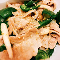 クックSE35Z5☆'s cooksnap of when they made ピーマンと豚肉のゆず胡椒炒め.