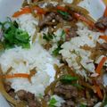 たくじろうさんたろう's cooksnap of when they made 簡単★ひき肉とごぼうの混ぜご飯.