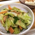 matzoo's cooksnap of when they made キャベツとツナの千草和え.