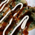 ☆★おもち☆★'s cooksnap of when they made カリカリとろ~り☆たこ焼き風＠ネギ焼き.