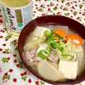 ふたごゆき's cooksnap of when they made 一人ご飯向け簡単豚汁(豆腐入り).