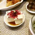 ♡ひな祭り♡'s cooksnap of when they made 冷や奴　しば漬け×麺つゆワサビ＊*.