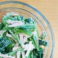 シナモシナモ's cooksnap of when they made パパッと！ほうれん草とハムのマヨ和え.