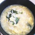 SORxSIR's cooksnap of when they made 卵とほうれん草のおかゆ.