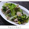ちょこ☆ちょこ's cooksnap of when they made 簡単★レタスたっぷり！豚バラあっさり炒め.