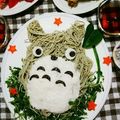 はちみつ33's cooksnap of when they made ＊トトロそば＊ジブリ＊小トトロ.