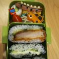 せいたまま's cooksnap of when they made ウインナー電車のお弁当　キャラ弁.