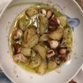 ｈｉ－ｔａｎ's cooksnap of when they made ワインに合う♪タコとじゃがいもアヒージョ.