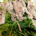 725578's cooksnap of when they made 豆苗(とうみょう)と豚肉のレンジ蒸し.