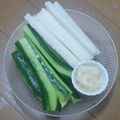 ショコラメロン's cooksnap of when they made 野菜スティック★ゴマ味噌マヨディップ★.