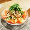 さぁさ52's cooksnap of when they made ★冷しゃぶサラダラーメン★.