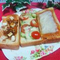 めみたん☆'s cooksnap of when they made 朝食に♪きゅうりとトマトのカレートースト.