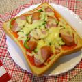 nekoland's cooksnap of when they made 朝食に☆ちゃっちゃっとピザトースト.