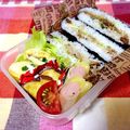 にゃにゃ☆☆☆'s cooksnap of when they made 【お弁当】お好み焼風卵焼き.