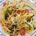 蜜茄子's cooksnap of when they made 大葉好きな方へ！大葉のコンソメ味パスタ　.