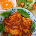 クーちゃんも2525's cooksnap of when they made スキレットで簡単調理！手羽元トマト煮込♡.
