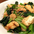 yellowow's cooksnap of when they made 小松菜としらすの炒め和え.