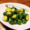 chotako's cooksnap of when they made 5分で簡単！サッパリ キュウリの常備菜.