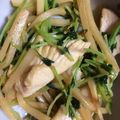 クックSHS5RK☆'s cooksnap of when they made 豚肉と豆苗の炒め物.