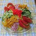 ラリー＆サラ's cooksnap of when they made 暑い日に簡単冷やし中華.