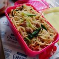 しらいももこ's cooksnap of when they made 簡単☆ニラともやしの焼きそば◎お弁当にも.