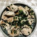 ざくろザクロ's cooksnap of when they made 簡単手間なし☆大葉香る鶏むね肉の塩麹炒め.