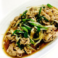 pocotter's cooksnap of when they made 豚肉ともやしのオイスター炒め.