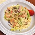 みんみのキッチン's cooksnap of when they made キャベツとベーコンの満足クリームパスタ♪.