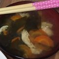 クック3Q3XK5☆'s cooksnap of when they made 節約応援！鶏ささみと野菜の栄養お味噌汁.