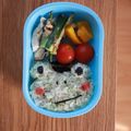 みるく茶's cooksnap of when they made ケロケロ♪カエルちゃんツインズ＊キャラ弁.