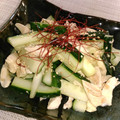 mayuyuキッチン's cooksnap of when they made きゅうりと蒸し鶏の塩胡麻油和え.
