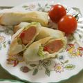 ☆Rokko☆'s cooksnap of when they made お弁当に！ホットドッグ春巻き.